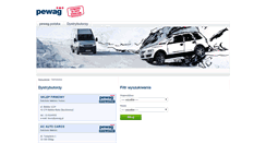 Desktop Screenshot of dystrybutorzy.pewag.pl